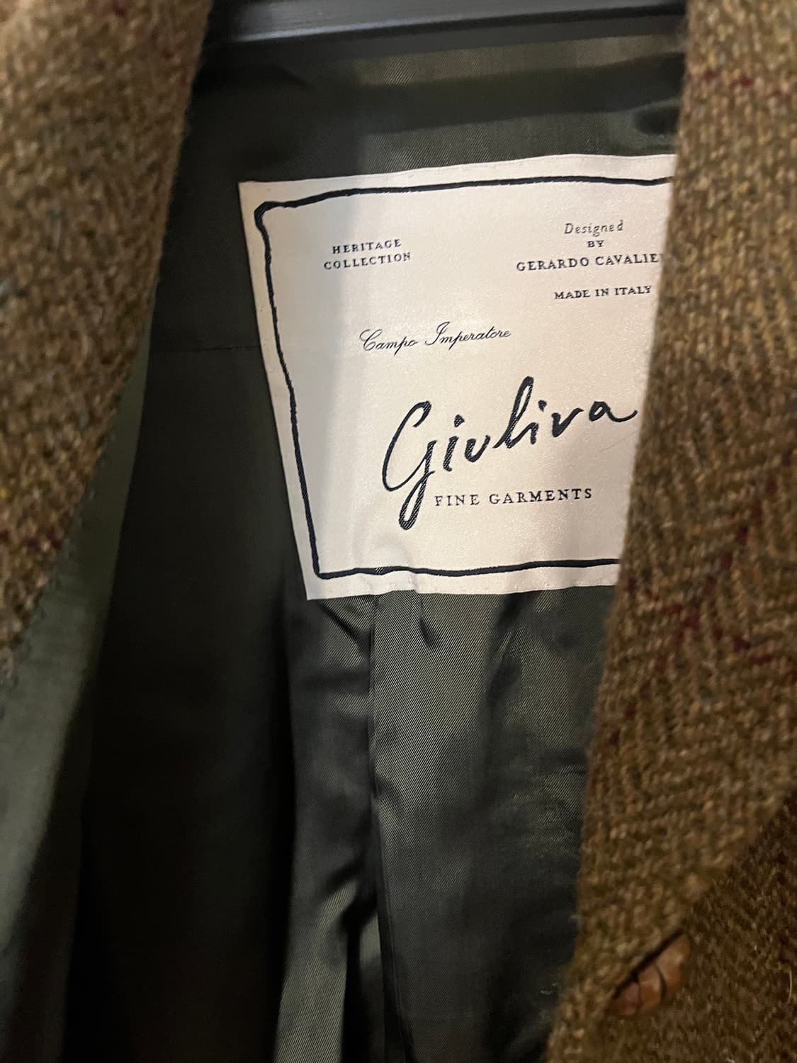 (Giuliva Heritage 줄리바 헤리티지 컬렉션) 헤링본 자켓 상품이미지6