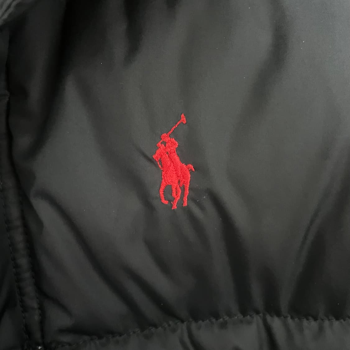 폴로 랄프로렌 블랙 숏 패딩 상품이미지4