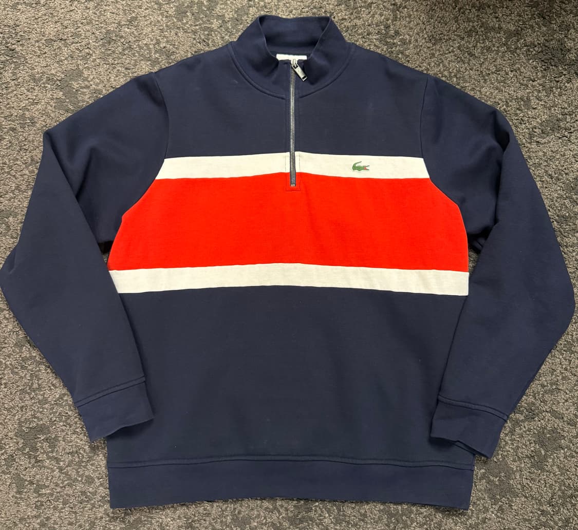 (XXL) (110) 라코스테 하프집 스웨터 상품이미지1