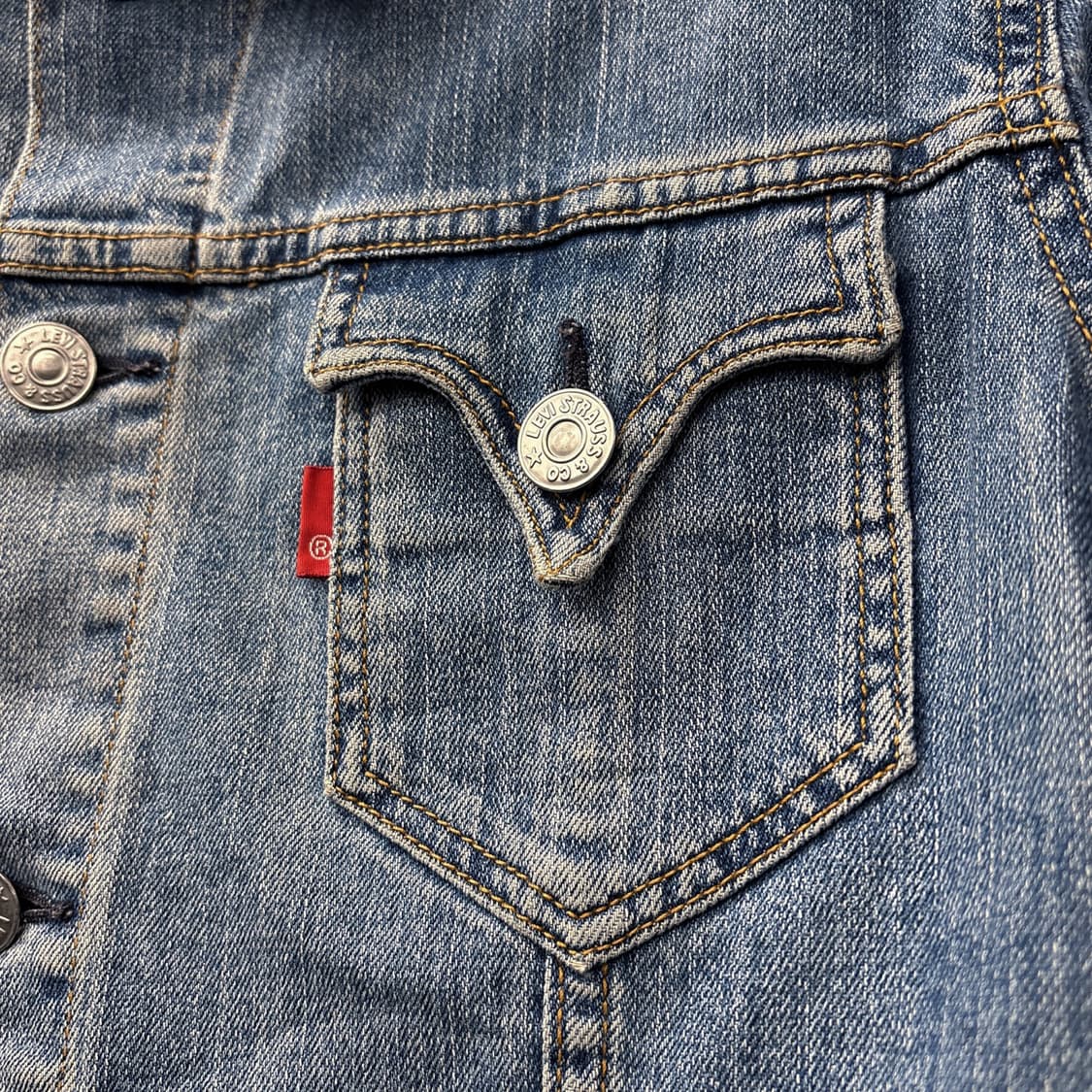 리바이스 블랭크탭 웨스턴 요크컷 데님셔츠 자켓 N1059 상품이미지5