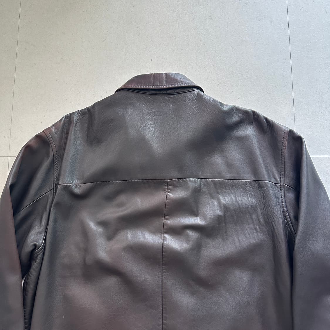 폴로 랄프로렌 가죽 레더 블루종 해링턴 자켓 M 상품이미지8