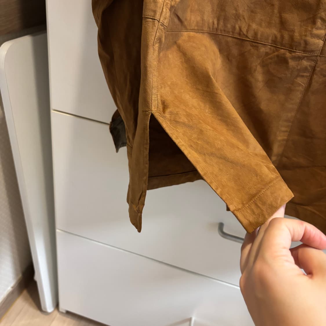 23区 HOMME 스웨이드 셔츠 자켓 상품이미지5