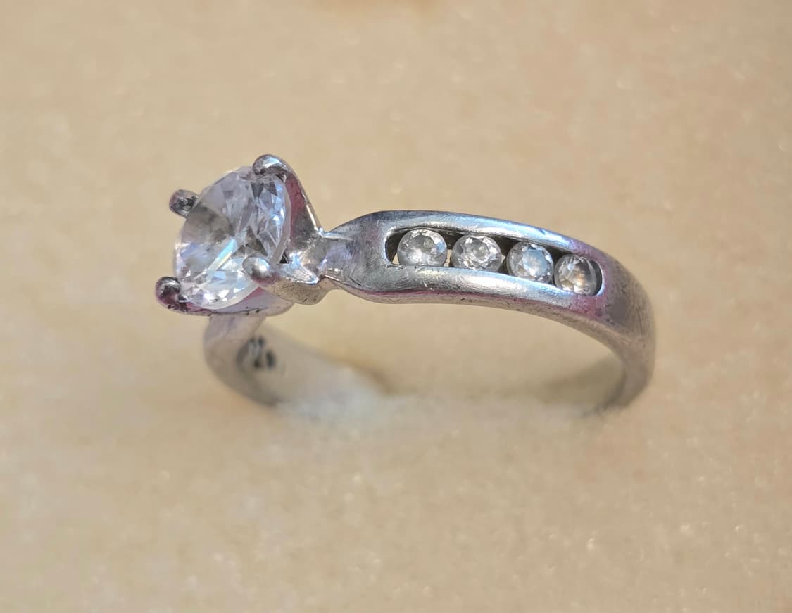 🇺🇸 실버 7부 칵테일 링 상품이미지5