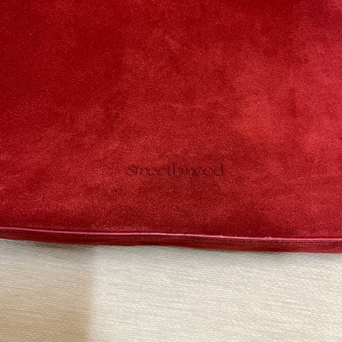 스무드무드 에트나 와이드백_ 레드 스웨이드 상품이미지6