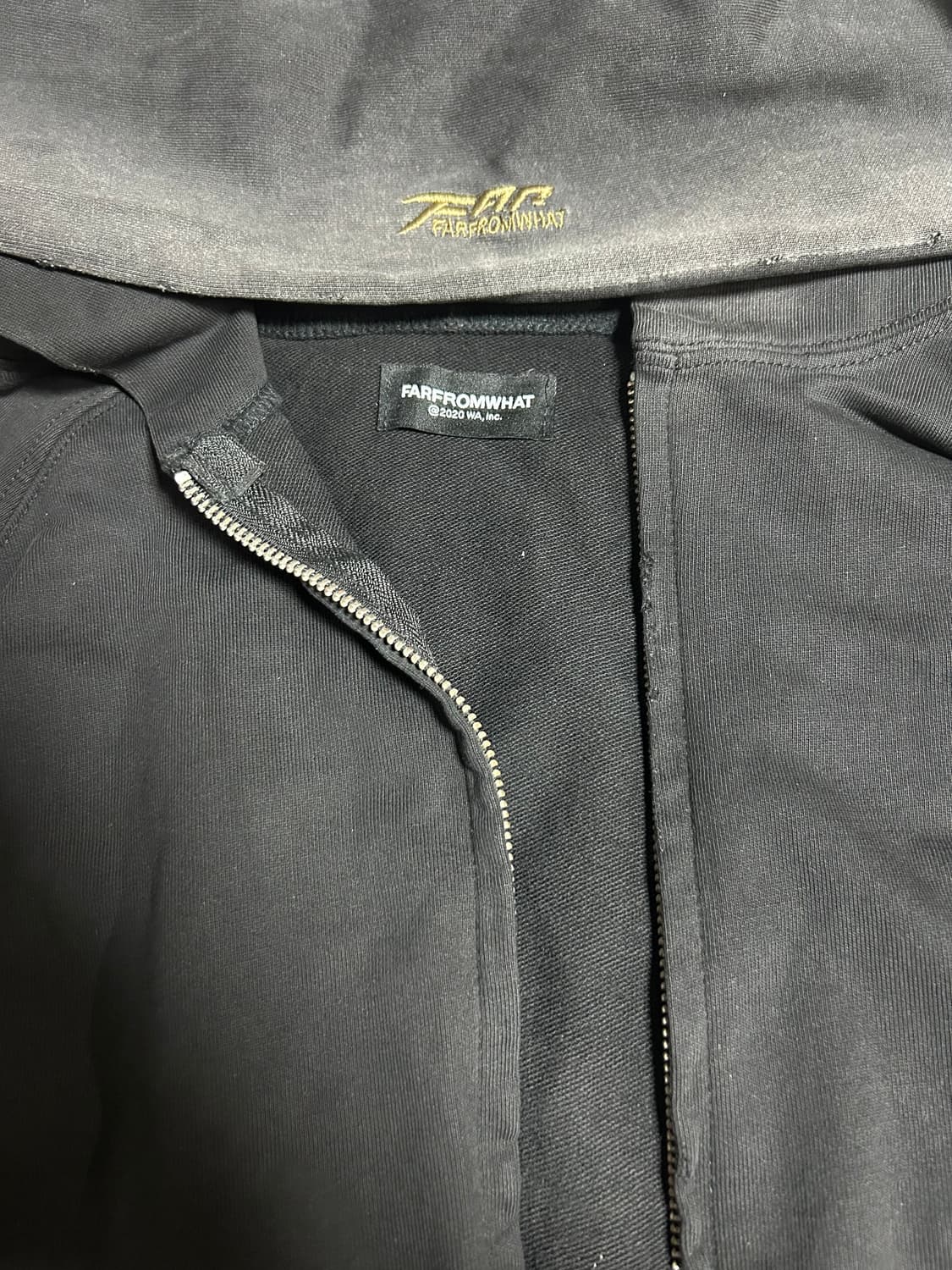 파아카이브 파프롬왓 워시드 후드집업 2사이즈 상품이미지2