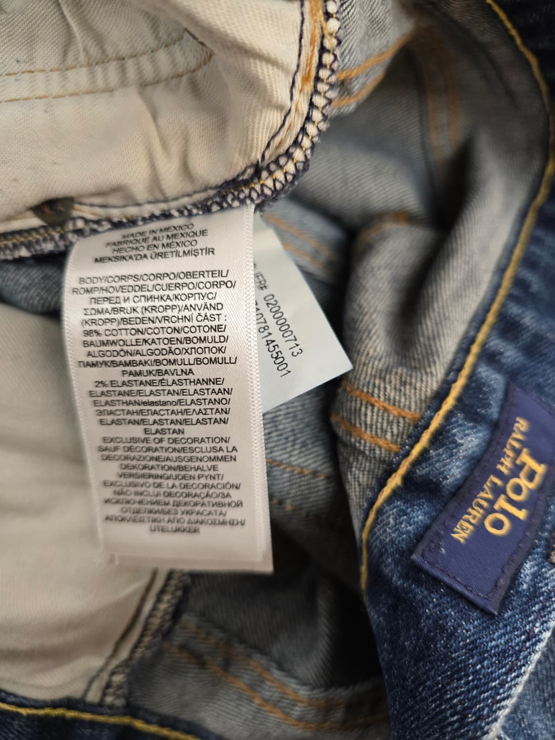 폴로랄프로렌  남자 청바지.   싸이즈 36 상품이미지8