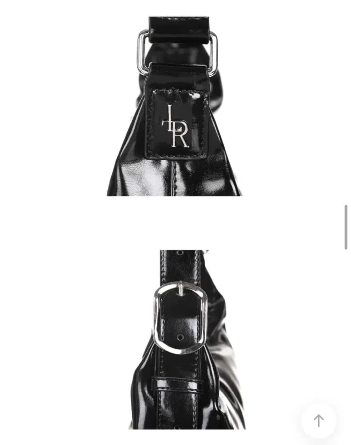 레더리 퓨즈 글로시 컴팩트 숄더백 [BLACK] 상품이미지2