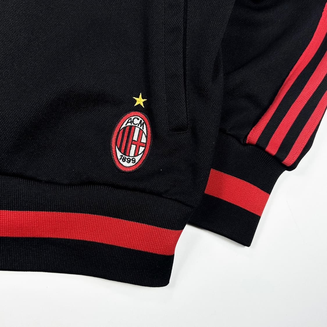 아디다스 AC밀란 풋볼 블랙 트랙탑 져지 (L) 상품이미지3