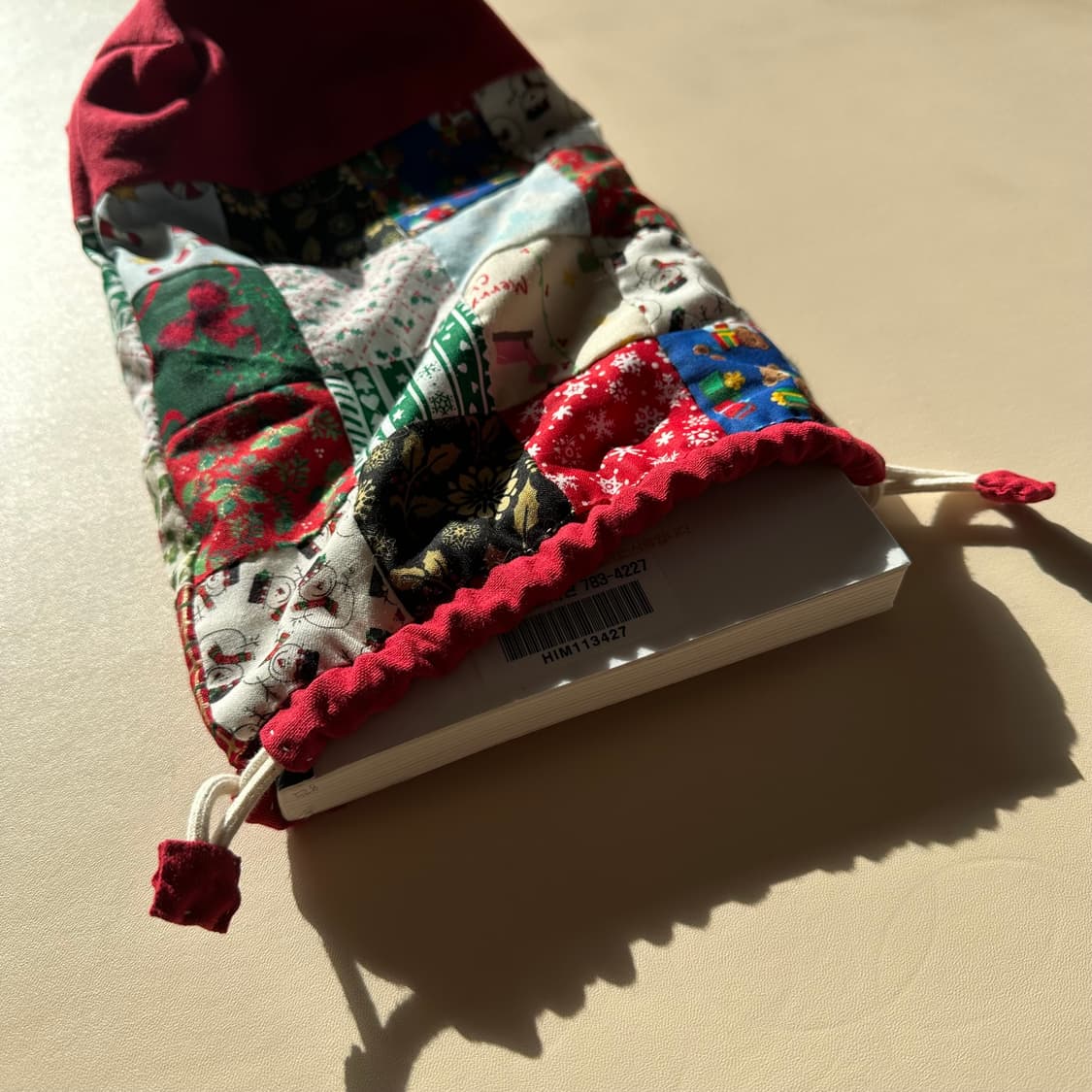 크리스마스 큼직 파우치 / 스트링파우치 / 주머니 상품이미지6