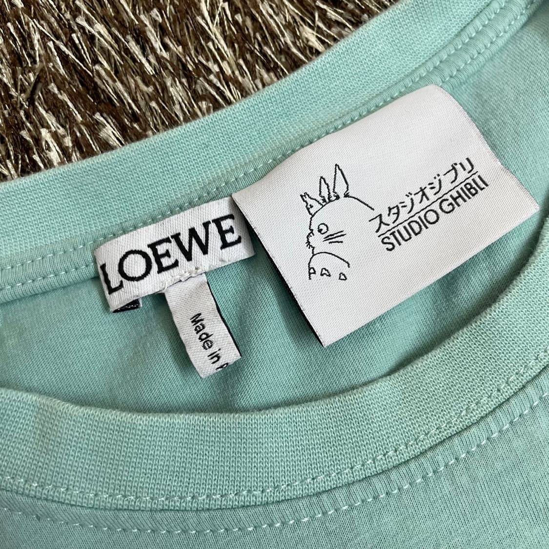 로에베 LOEWE x 지브리 스튜디오 센과 치히로 민트 반팔 티셔츠 S 상품이미지2