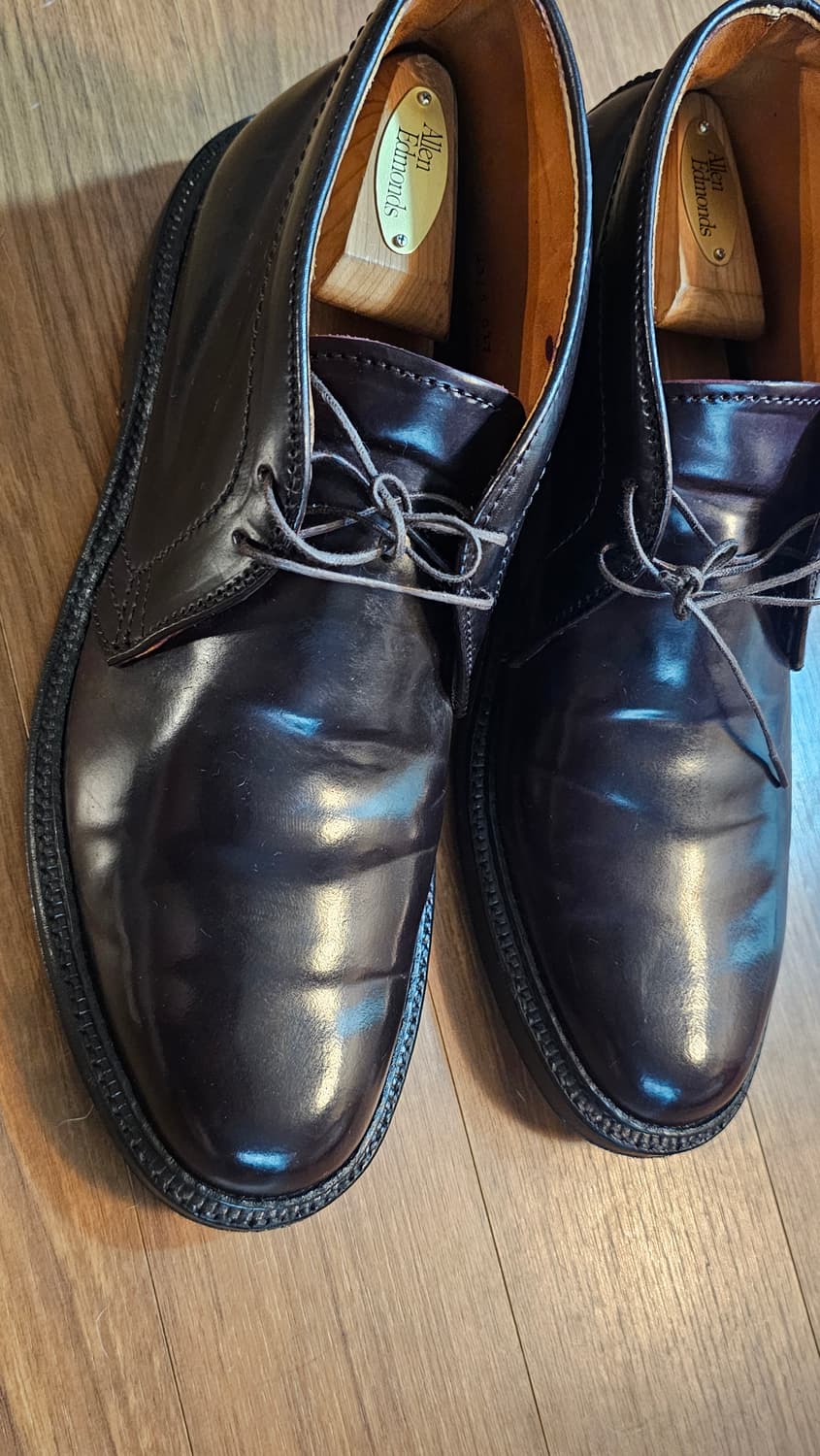 알든1339 Color 8 Cordovan Plain Toe 처카부츠 상품이미지5