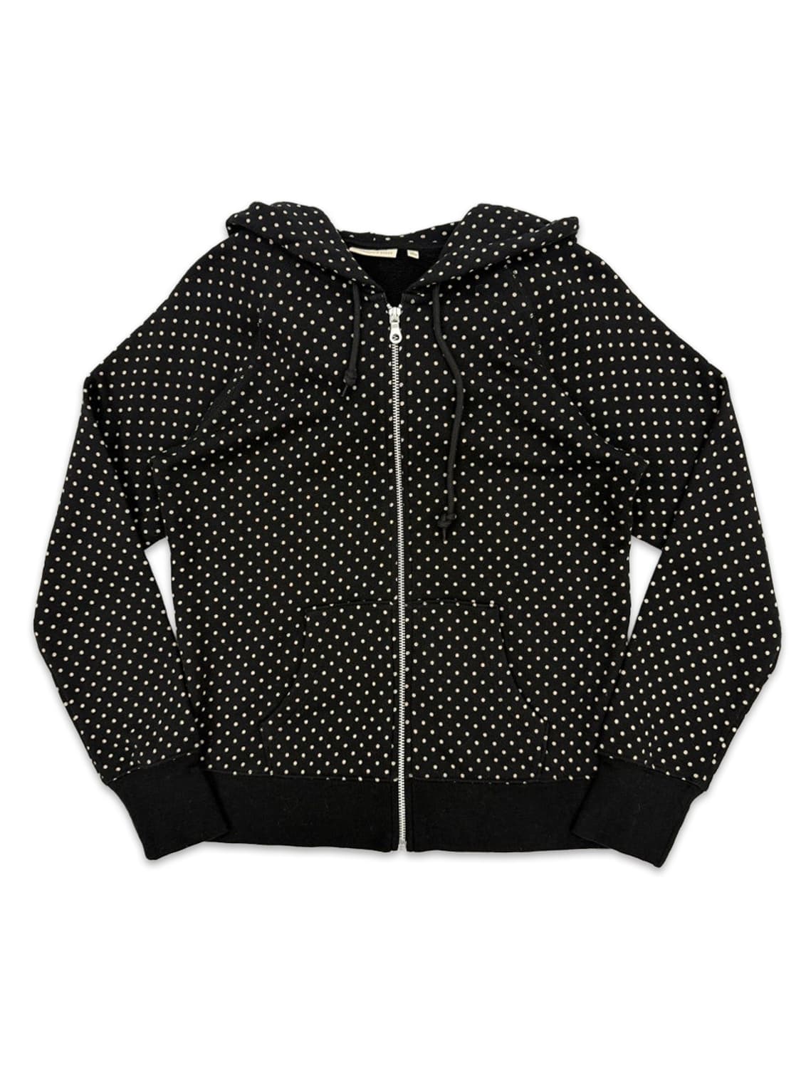 빈티지 CABBAGES&ROSES 도트 나그랑 후드집업 상품이미지1