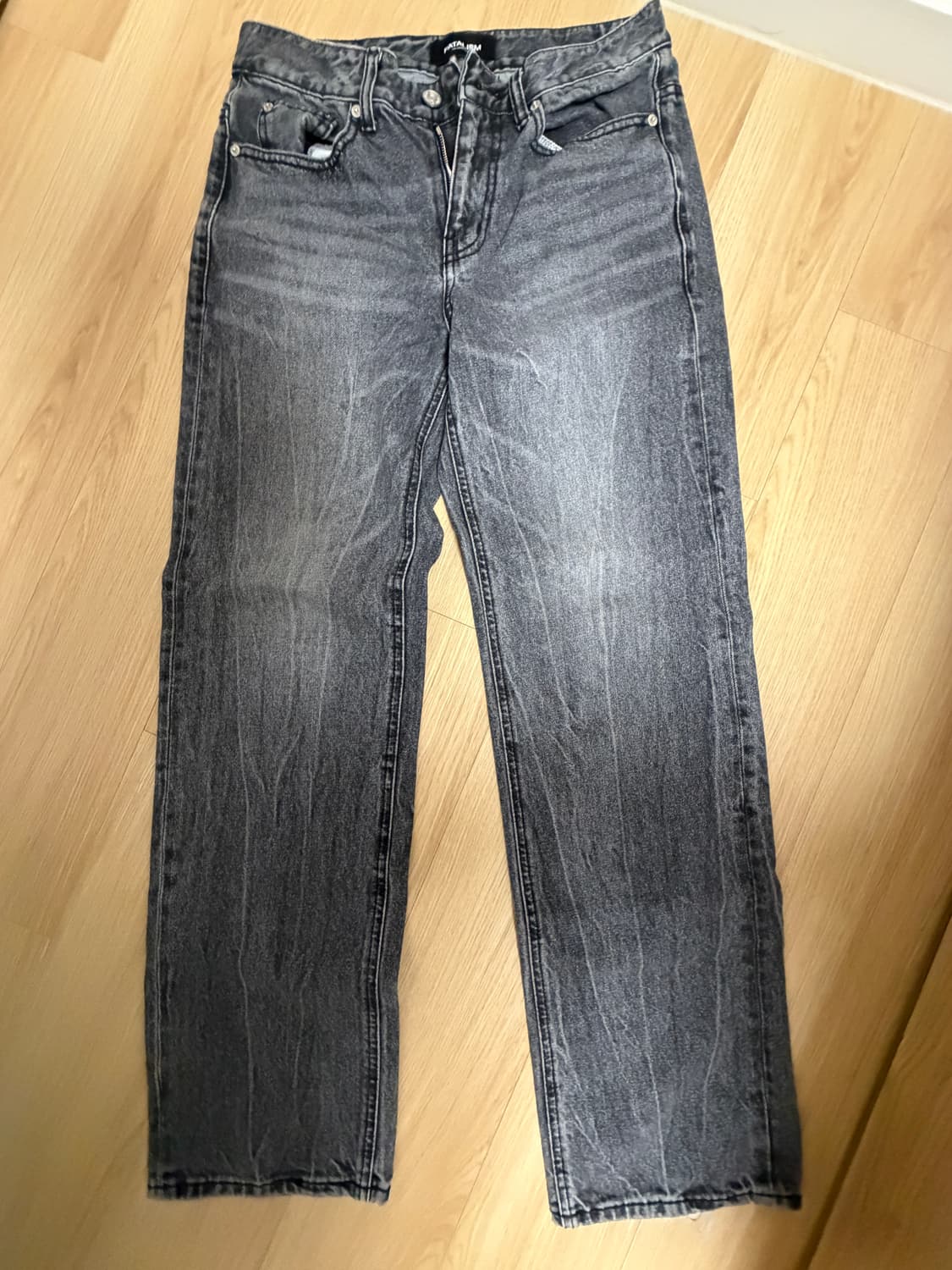 페이탈리즘 크루드 와이드 핏 진 상품이미지3