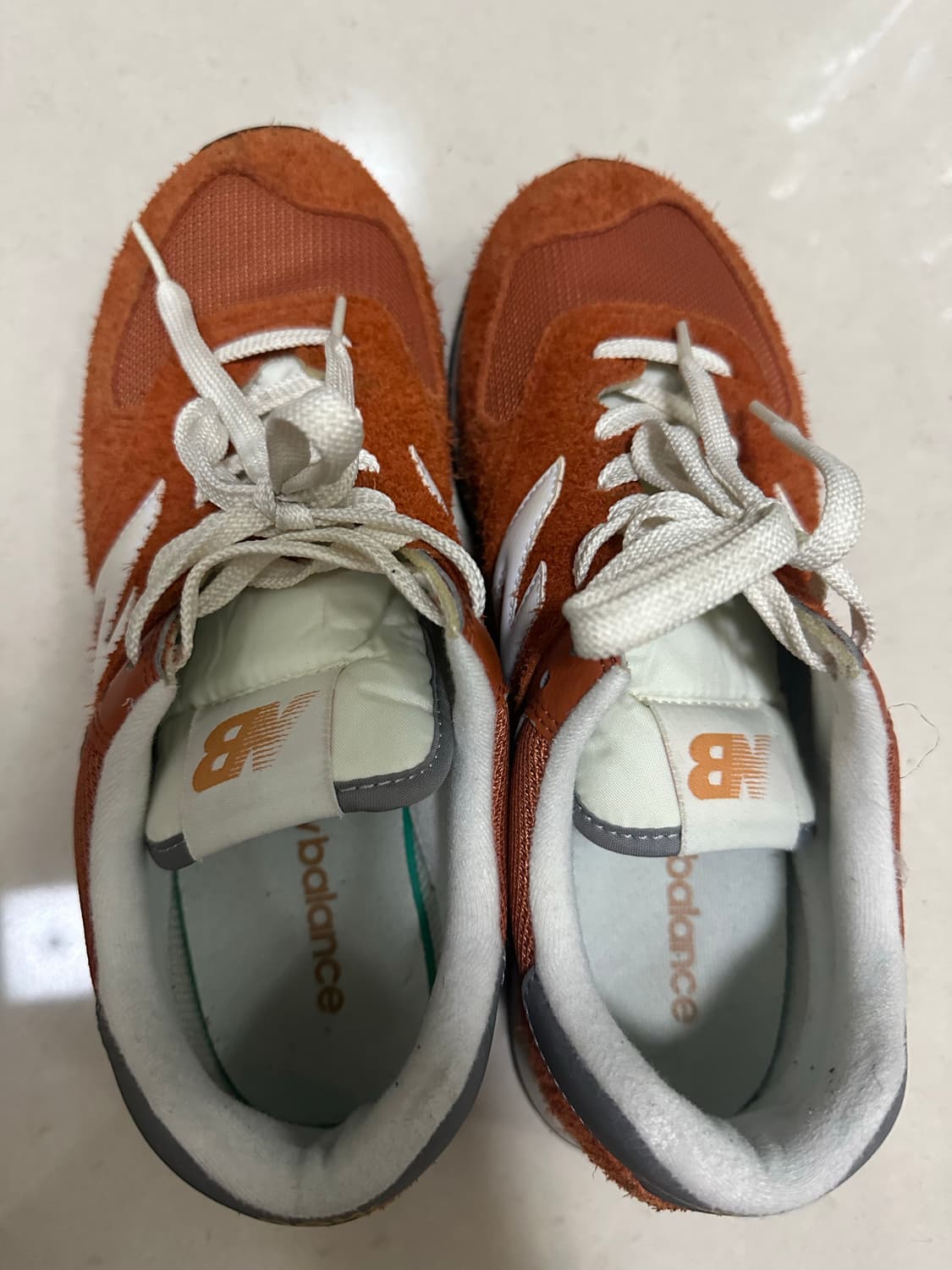 뉴발란스 헤리티지 574 오렌지 265사이즈 상품이미지1