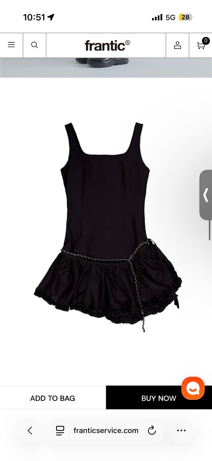 프랜틱서비스  레이어 미니 원피스 상품이미지1