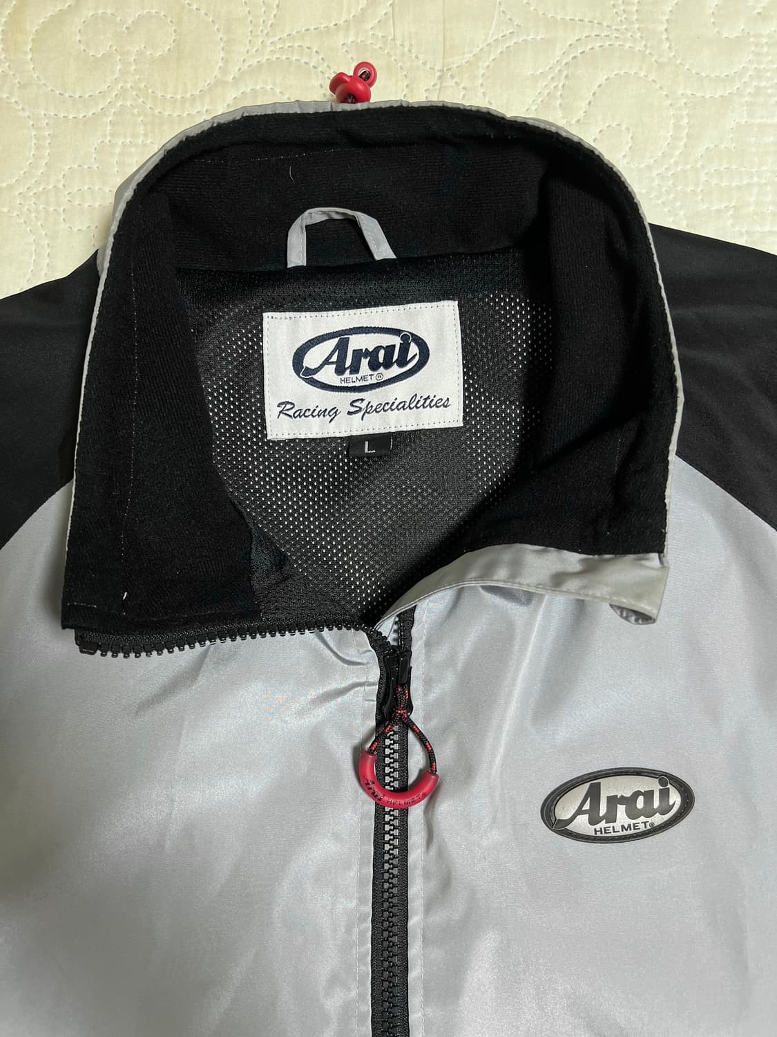 구형 아라이 바람막이 L 검회 투톤 실버블랙 상품이미지4