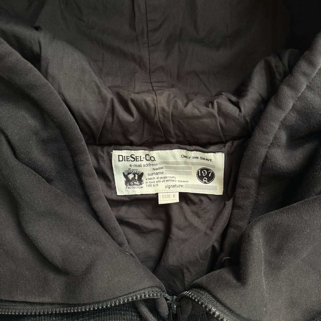 디젤 후드 니트 집업 상품이미지4