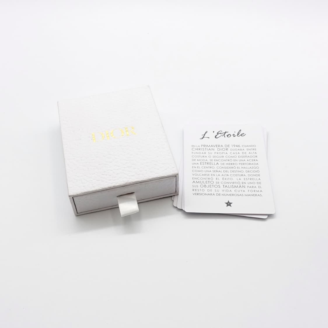 [박스& 카드] DIOR 디올 CD 라인스톤 펜던트 넥클리스 목걸이 상품이미지2