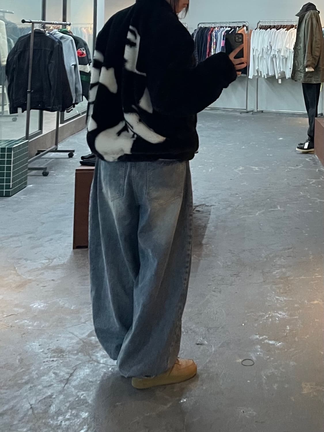 위캔더스 스노우화이트 퍼 자켓 H1619 상품이미지2