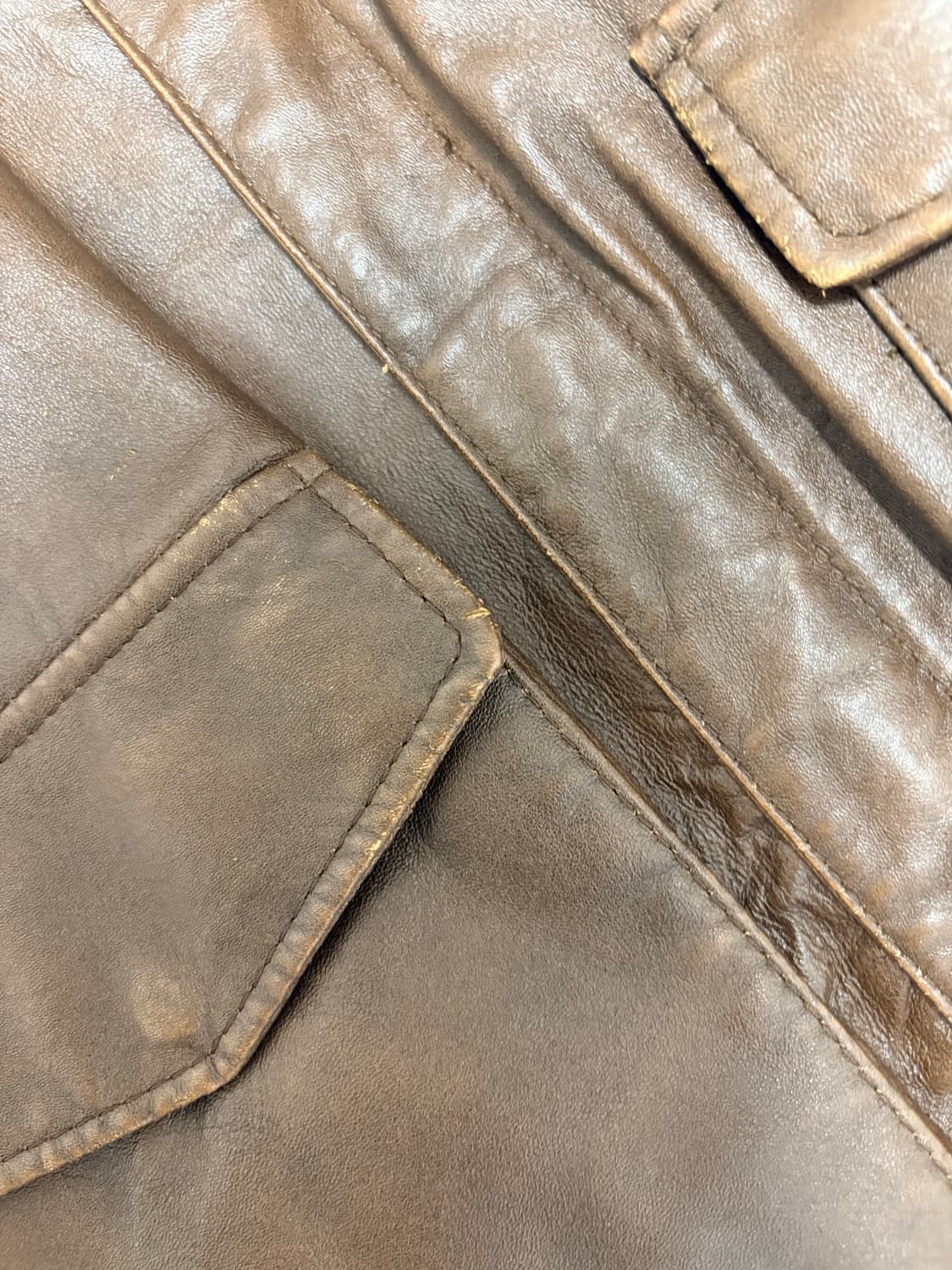 Avirex 90s A-2 leather jacket 상품이미지4