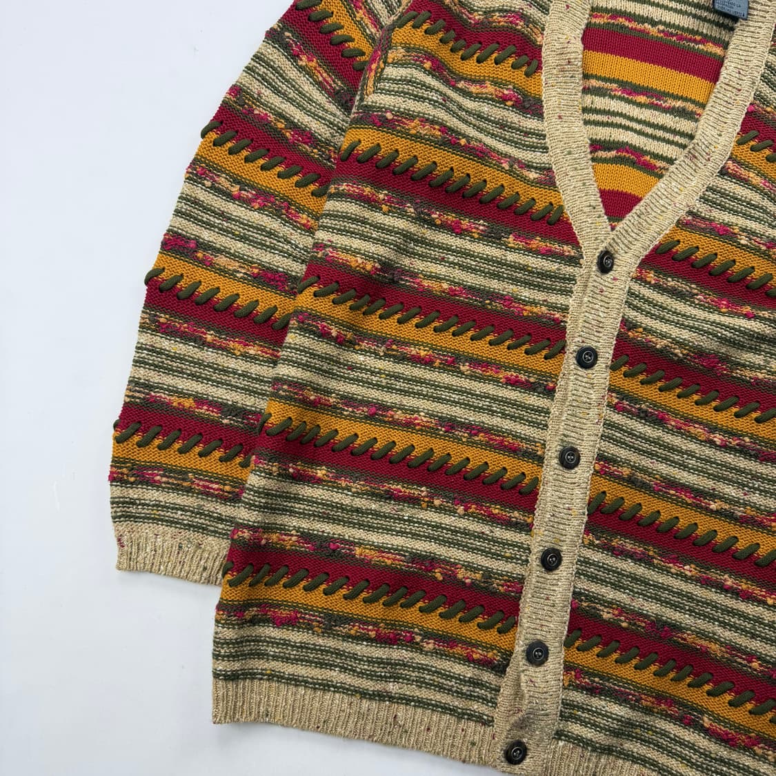 Vintage liz wear 케이블 니트 가디건 상품이미지3