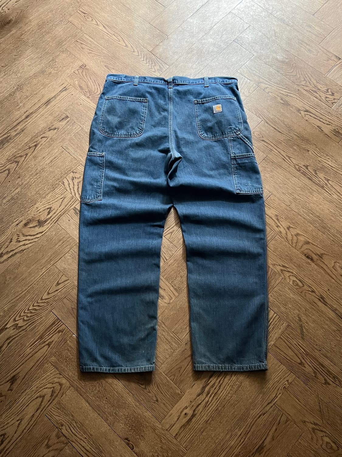 [38]칼하트 USA 덩가리핏 싱글니 워크 데님 팬츠 상품이미지1