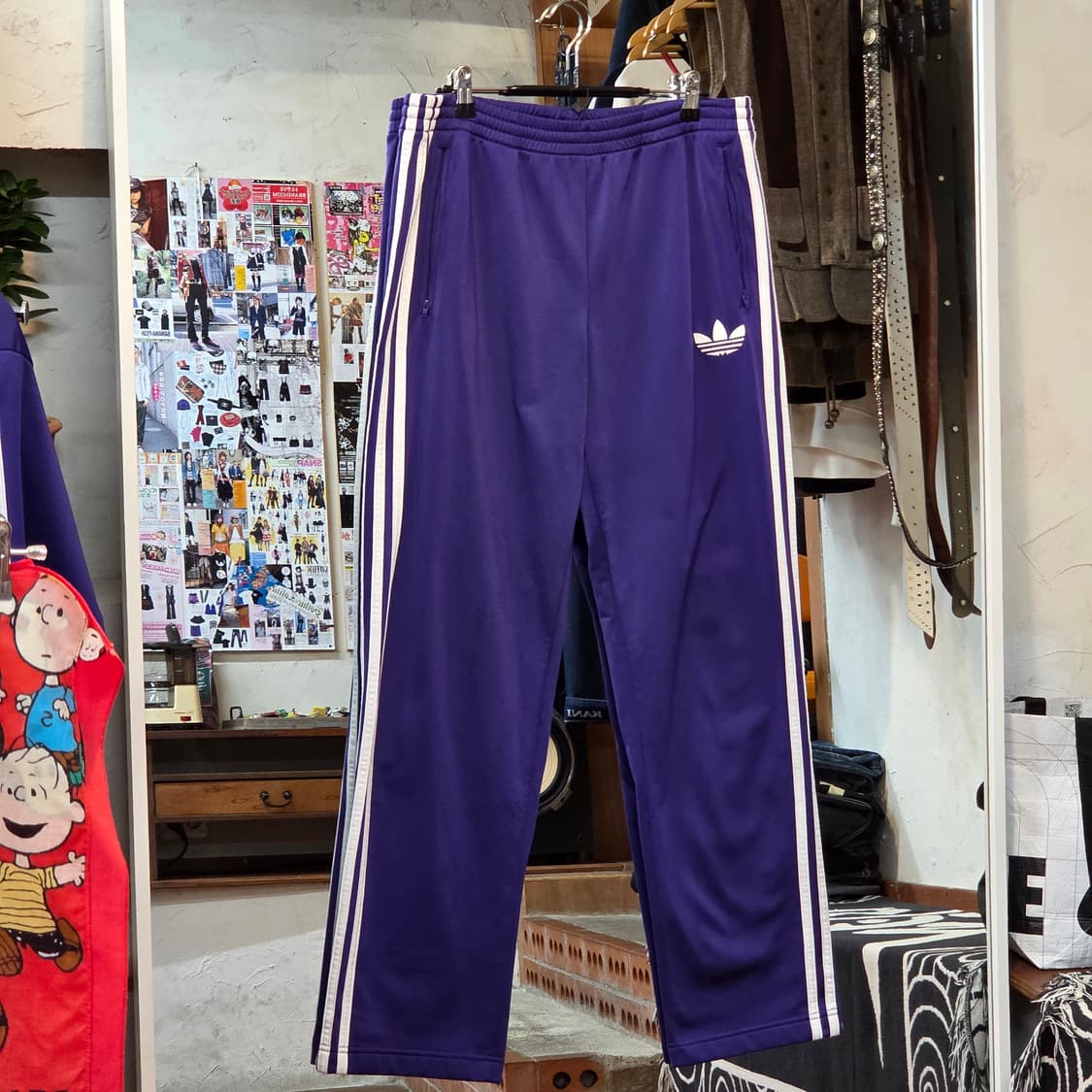 아디다스 파이어버드 퍼플 트랙팬츠 상품이미지2