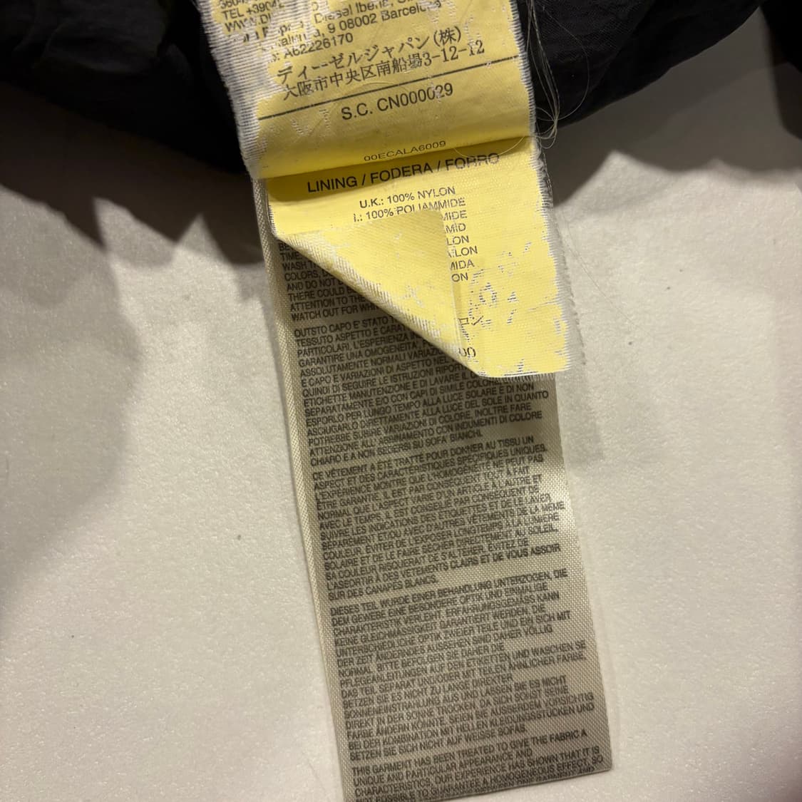 [S] 디젤 X 두카티 콜라보 나일론 블랙 자켓 B303 상품이미지10