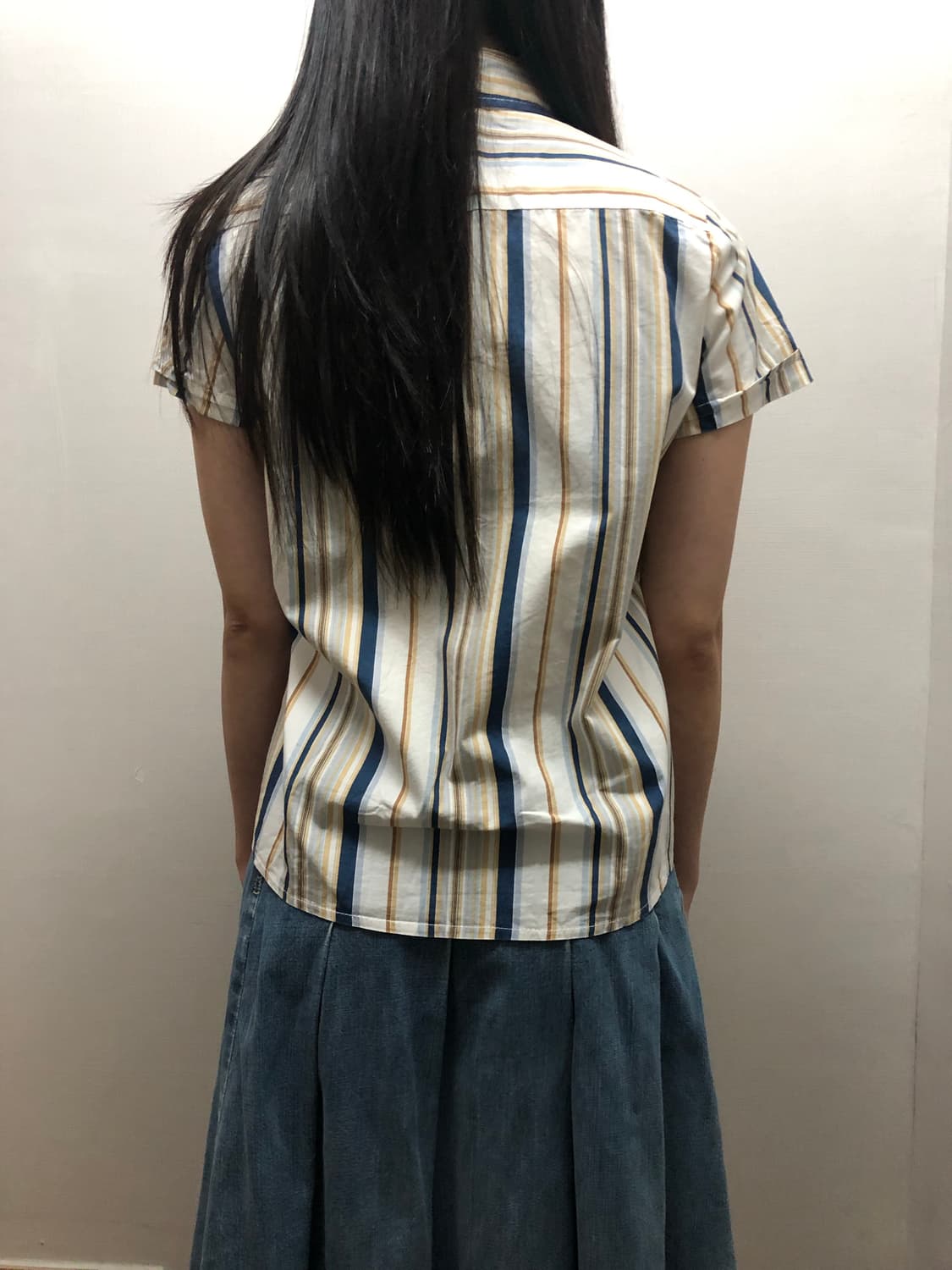 빈티지 믹스컬러 스트라이프 셔츠 상품이미지10