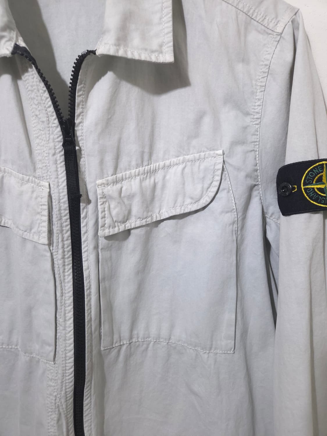 [22FW] 스톤아일랜드 올드이펙트 오버셔츠 M Size 상품이미지4