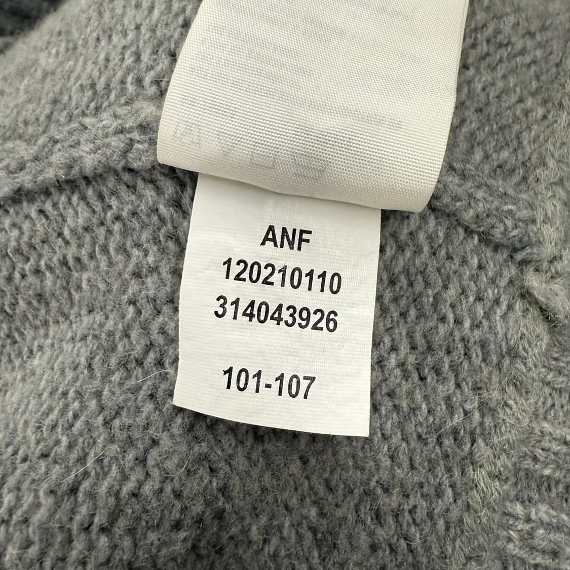 아베크롬비 그레이 가디건  상품이미지6