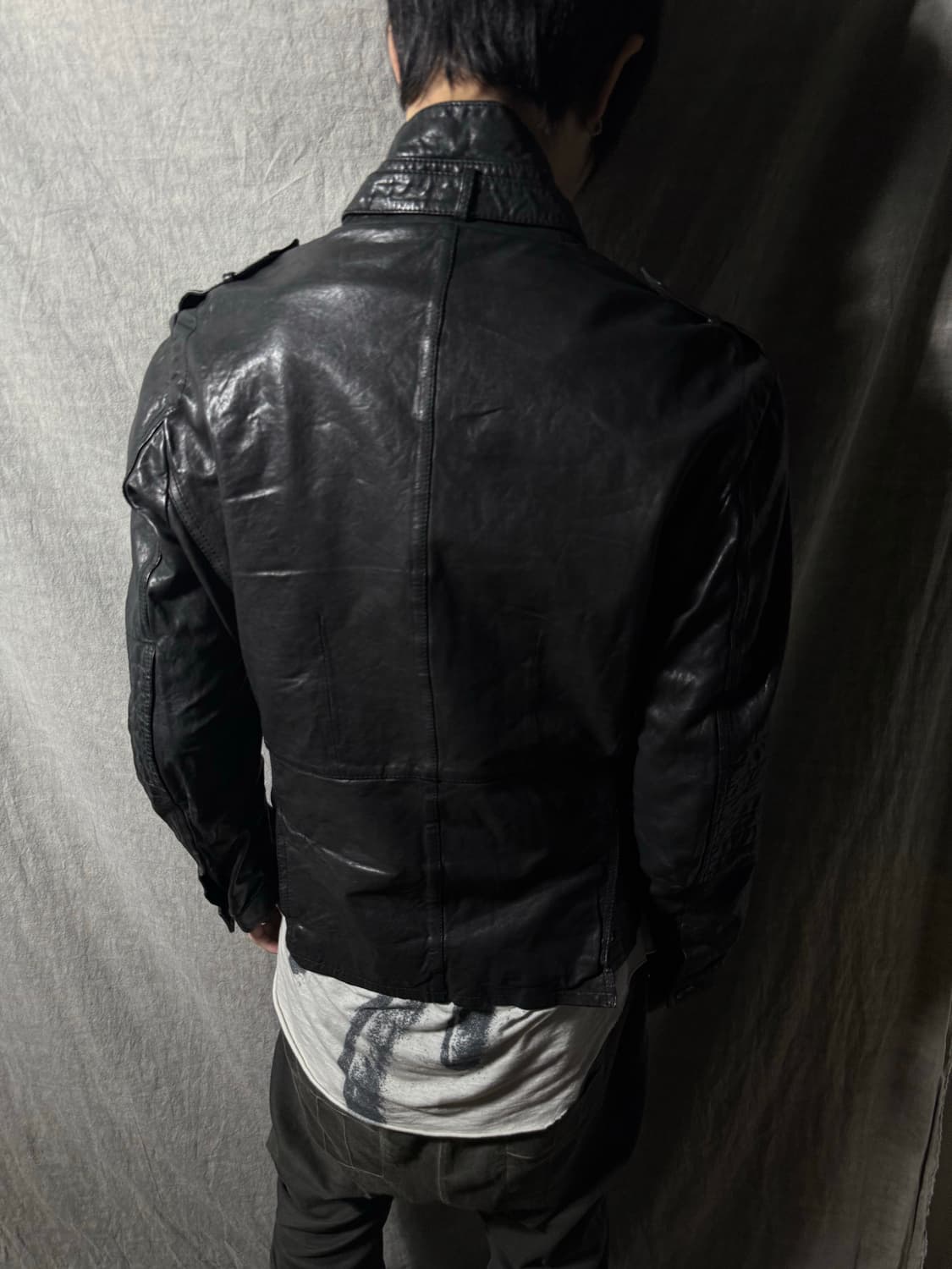 Lamb Leather Multi-Pocket Jacket  상품이미지2