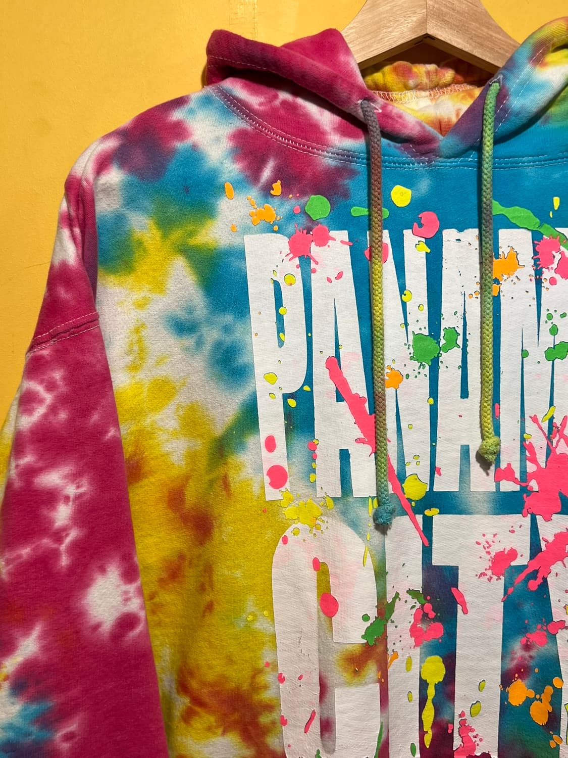 [L] 타이다이 파나마 시티 그래픽 후드 티셔츠 상품이미지3