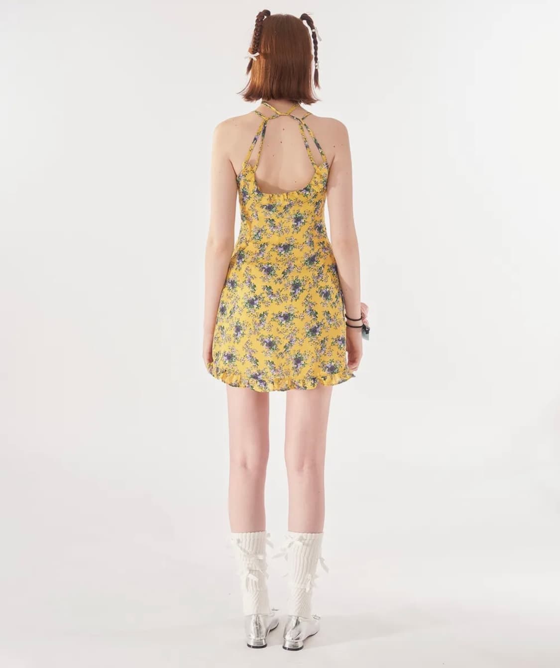 [택 o] 오드원아웃 FLOWER ONE PIECE_YELLOW 상품이미지3