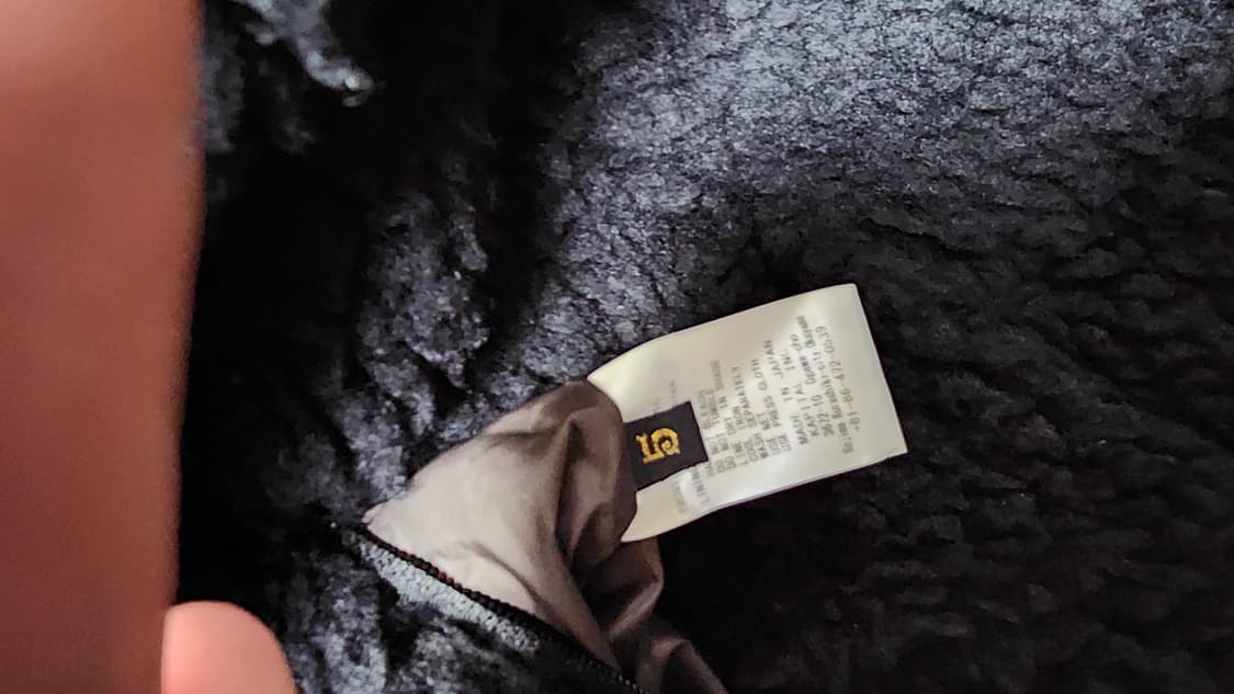 5사이즈 KAPITAL 캐피탈 BONE무늬 뽀글이 리버시블 블루종 블랙 상품이미지5