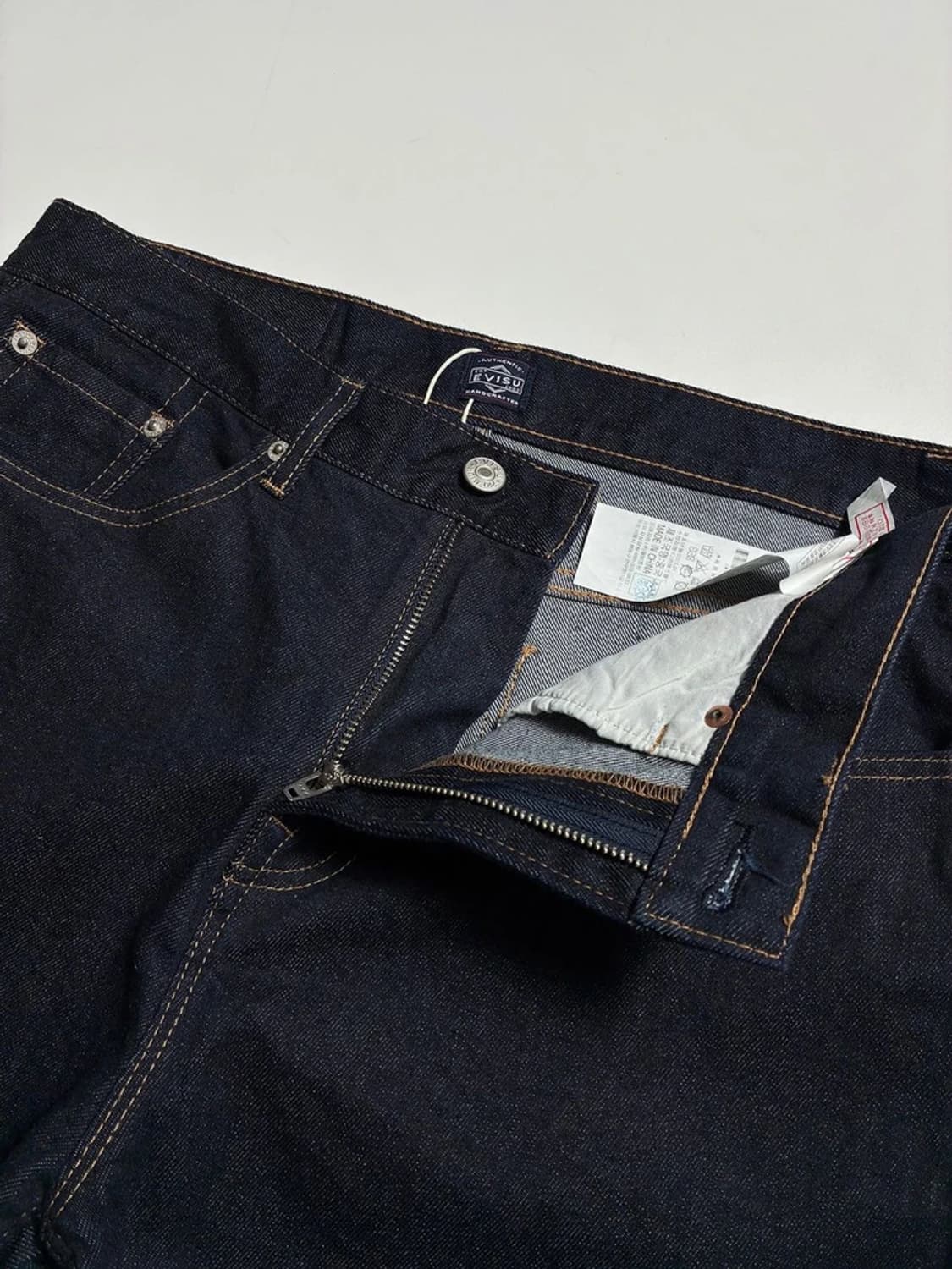 에비수 EVISU 24SS 갈매기 로고 자수 데님 반바지 R2324 상품이미지3