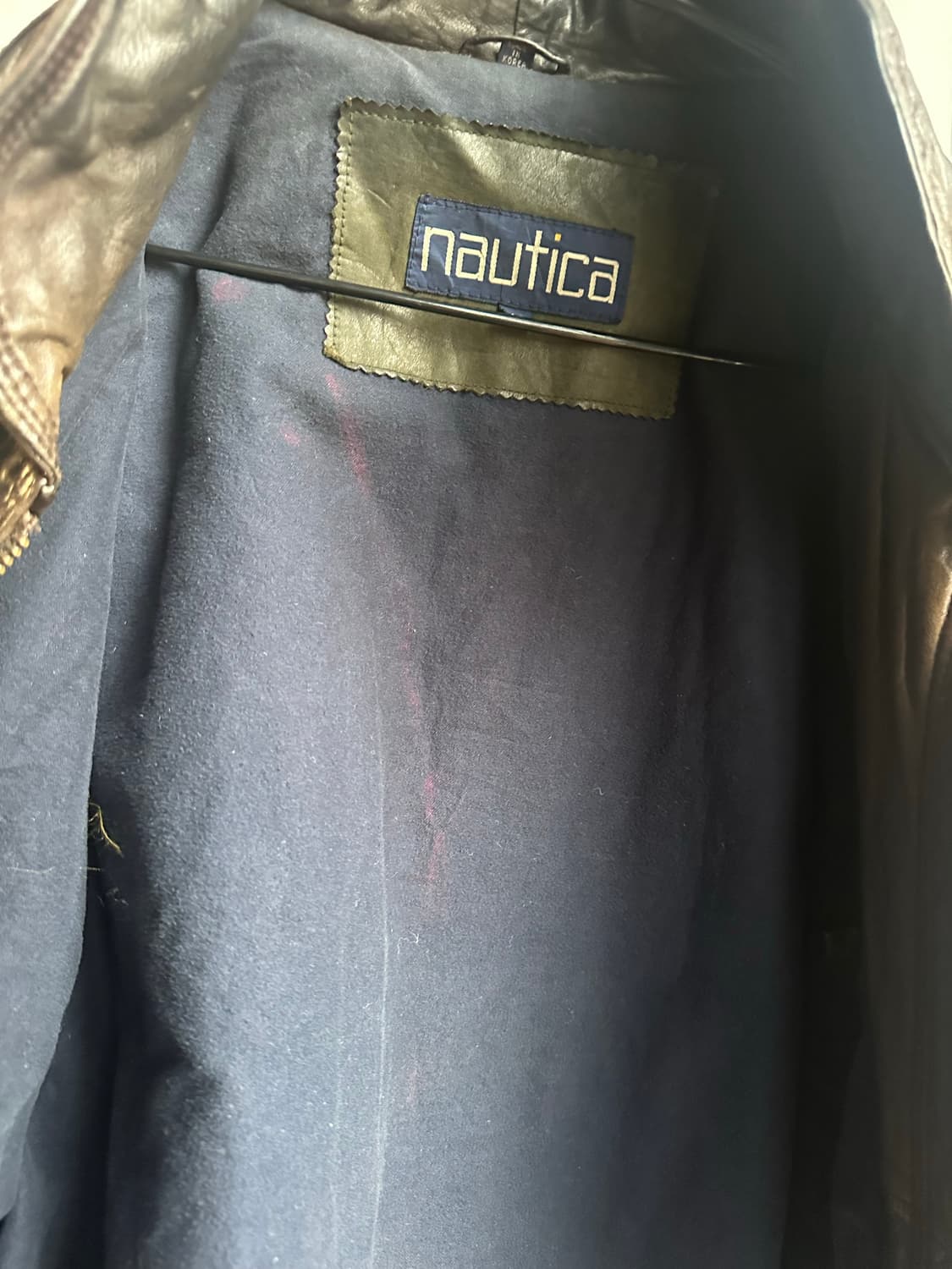 노티카 레더 자켓 상품이미지7