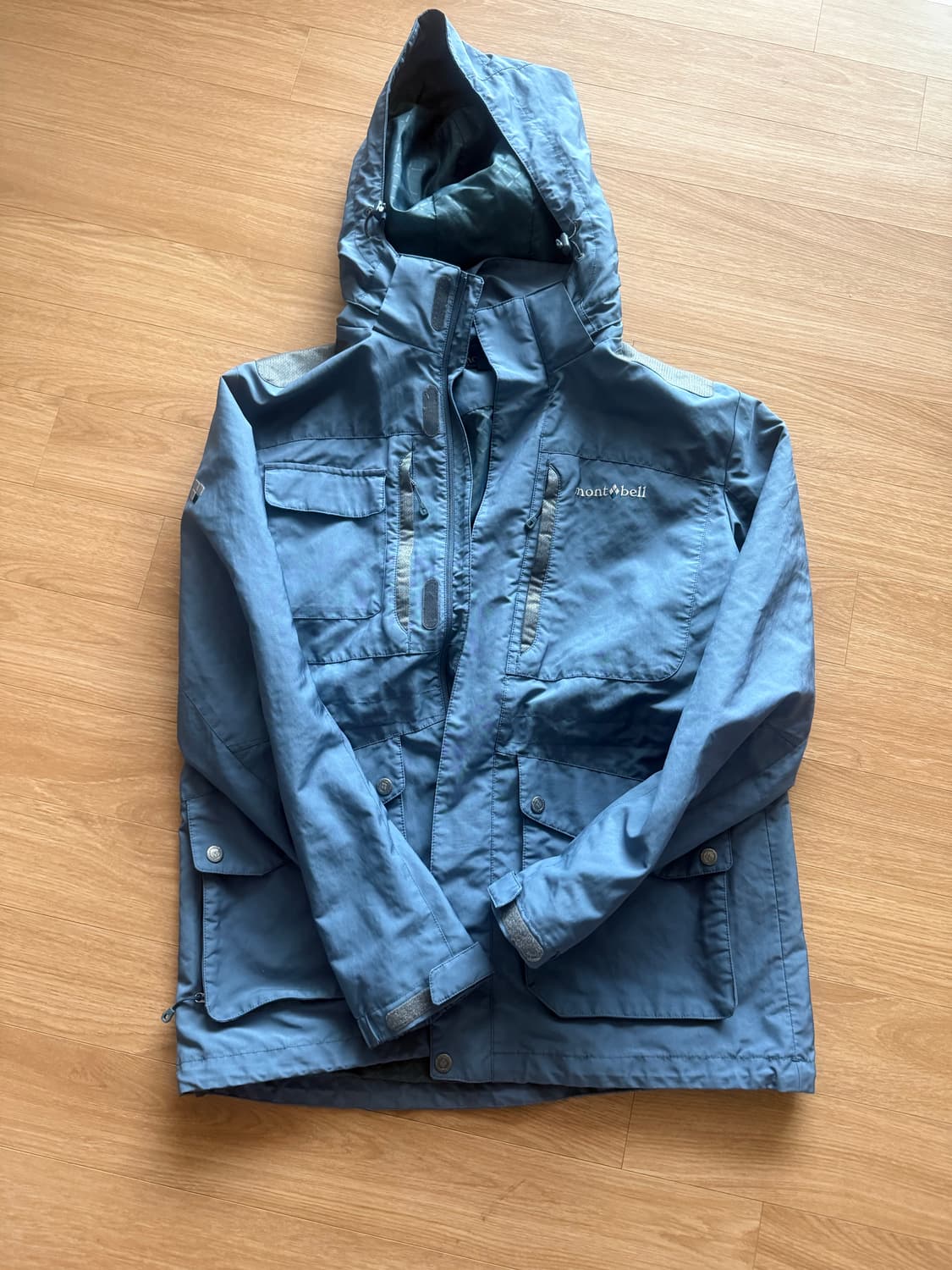 90s~00s 몽벨 빈티지  / XL /  빈티지 블루 / 희귀 컬러 상품이미지1