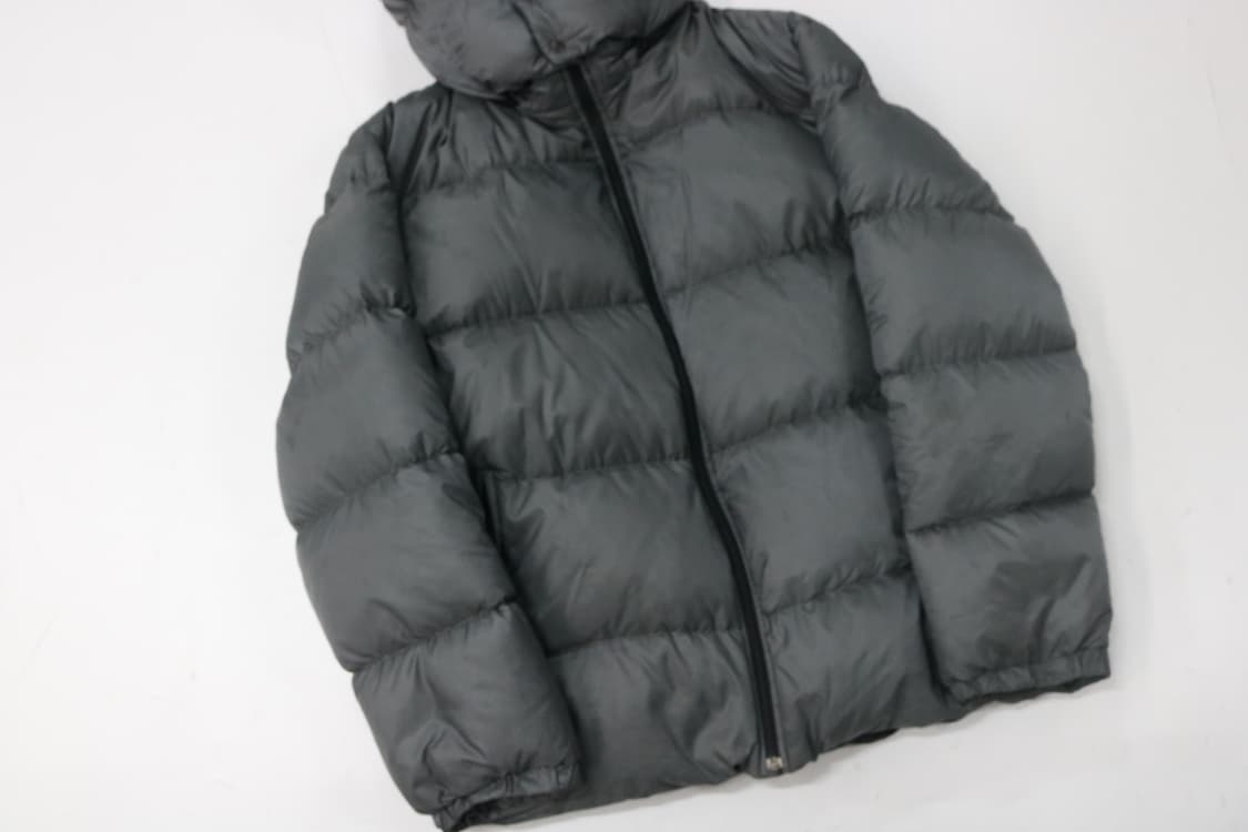 Gainer 게이너 빈티지 차콜 그레이 후드 다운 패딩 점퍼 상품이미지3