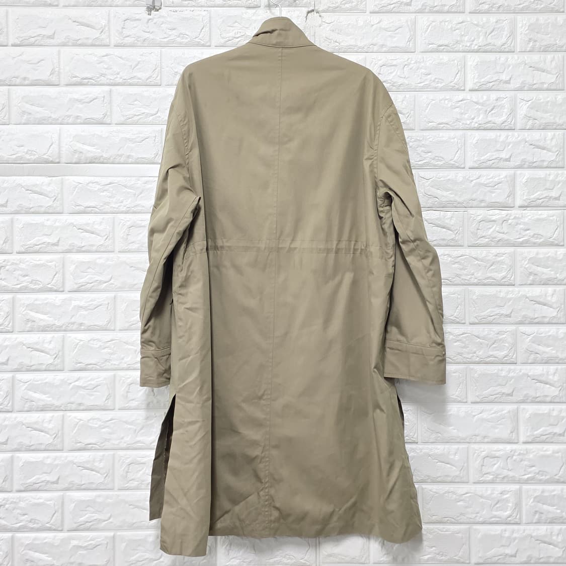 택포_ 오조크 OZOC 베이지 롱 트렌치 코트 FREE 상품이미지4