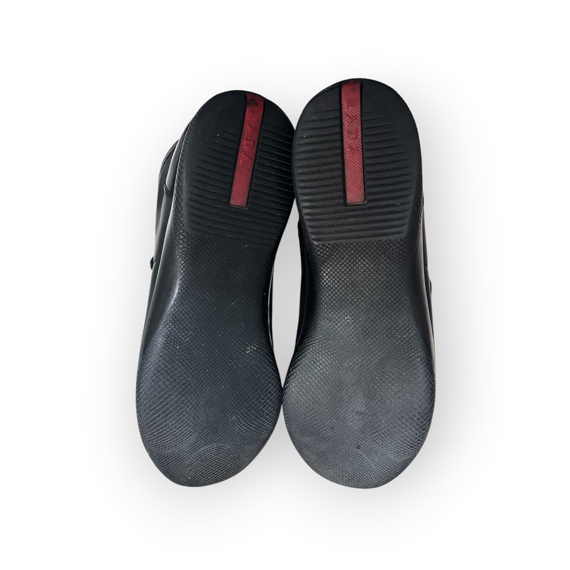 [275] 프라다 스포츠 블랙 레더 하이탑 스니커즈 상품이미지4