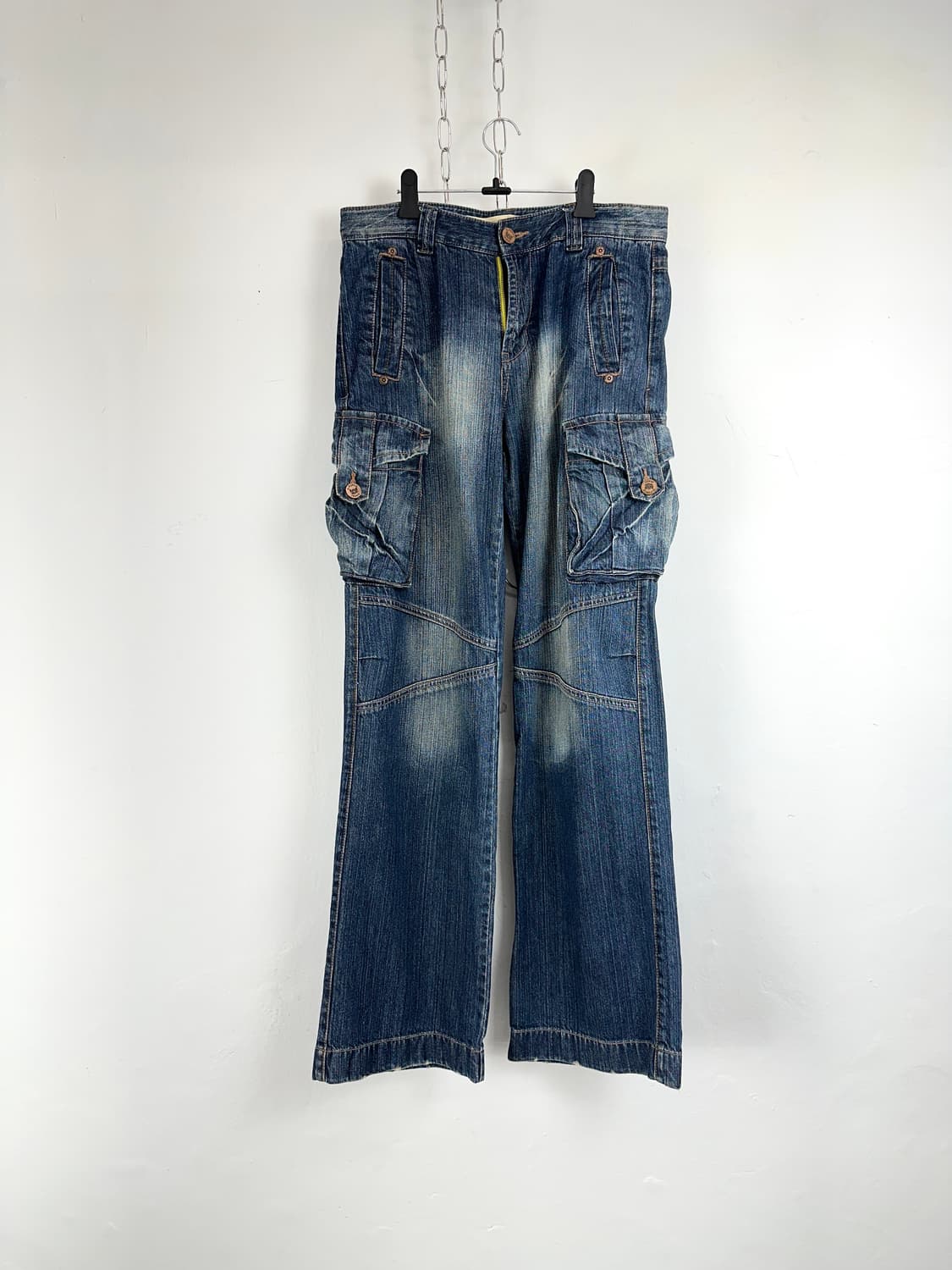 Utility Cargo Flare Denim Jeans 상품이미지4