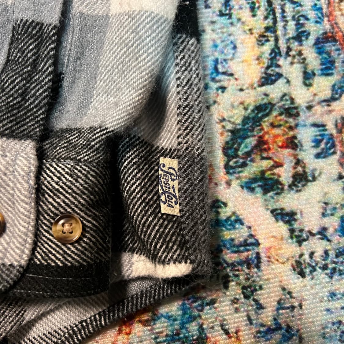 [L] 00s 펩시 플라넬 체크 셔츠 상품이미지4