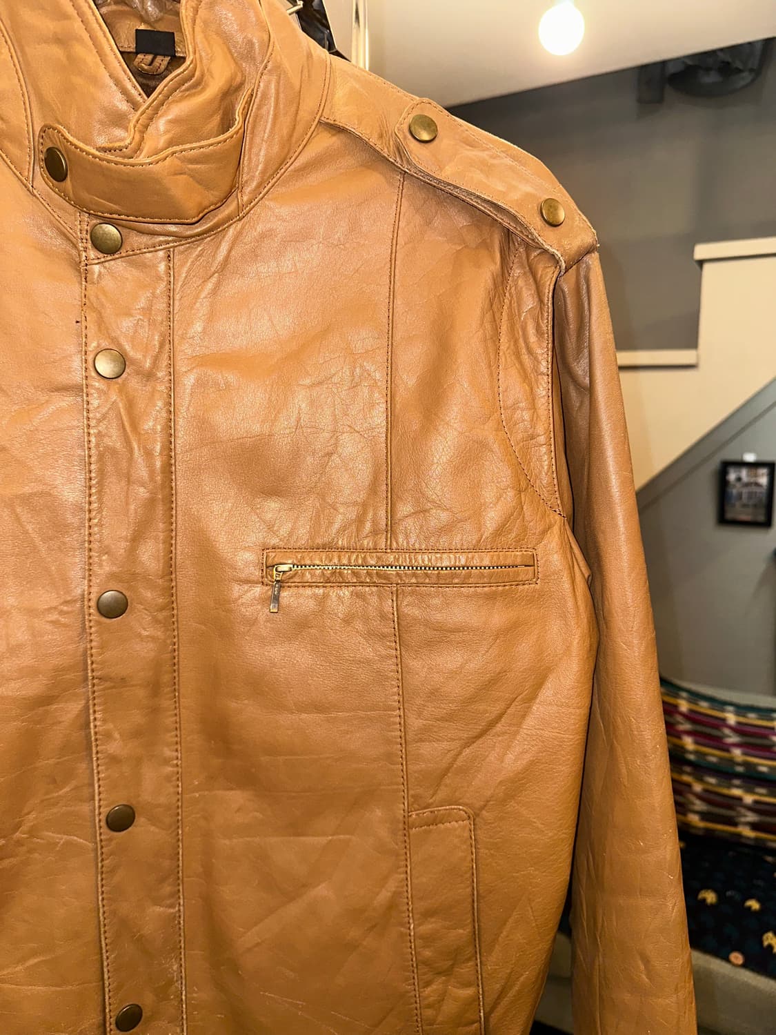 90’s Japanese cow-leather aging tap JK 상품이미지7