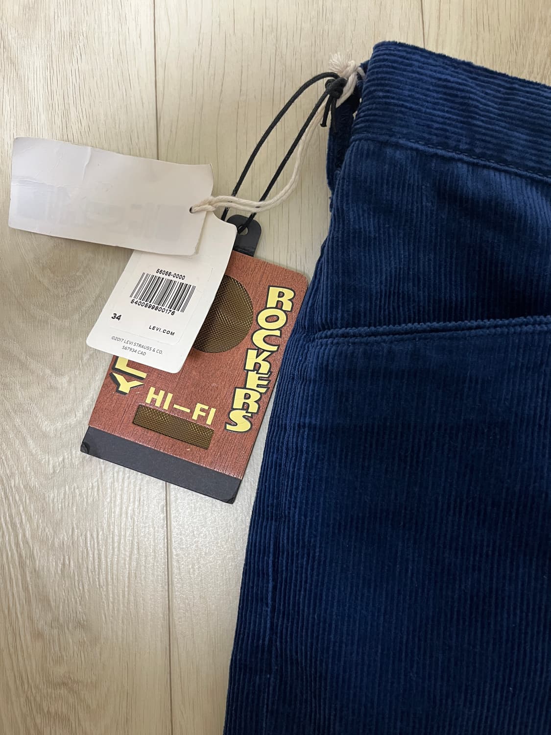 리바이스빈티지클로딩 LVC 1960 STA-PREST 코듀로이 팬츠 상품이미지3