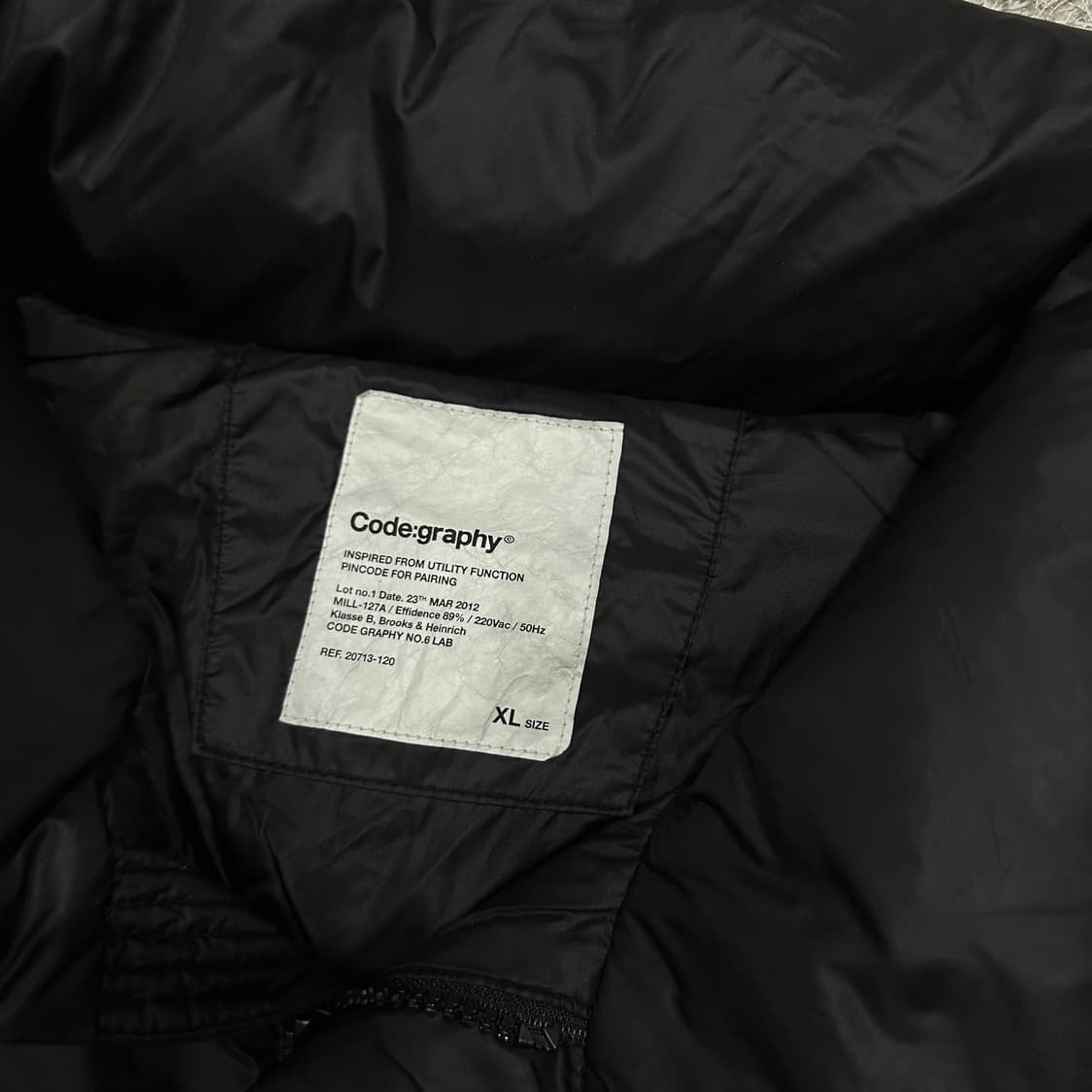 [105] 코드그라피 패딩점퍼 상품이미지3
