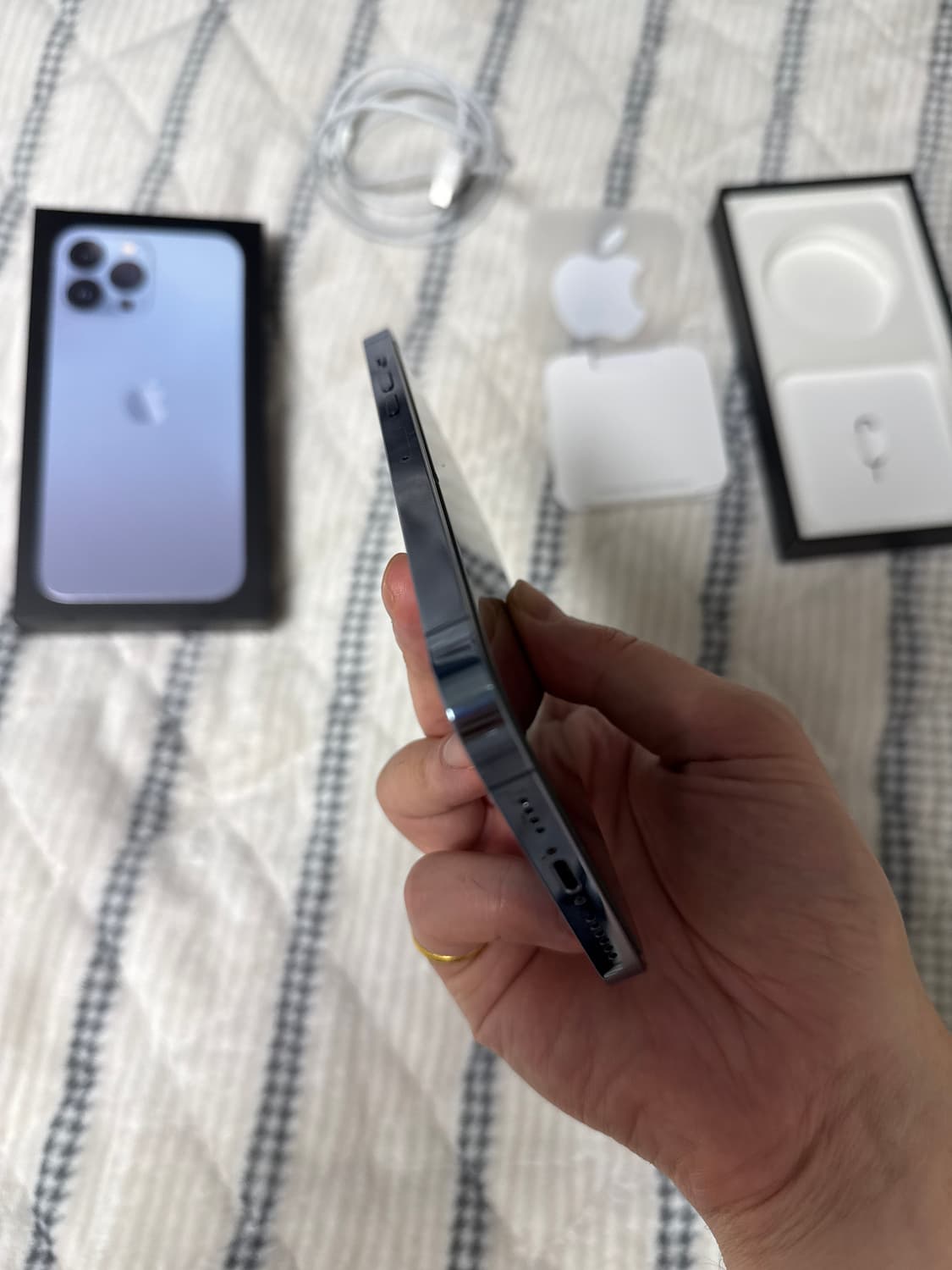 아이폰 13pro max 128g 시에라블루  상품이미지4