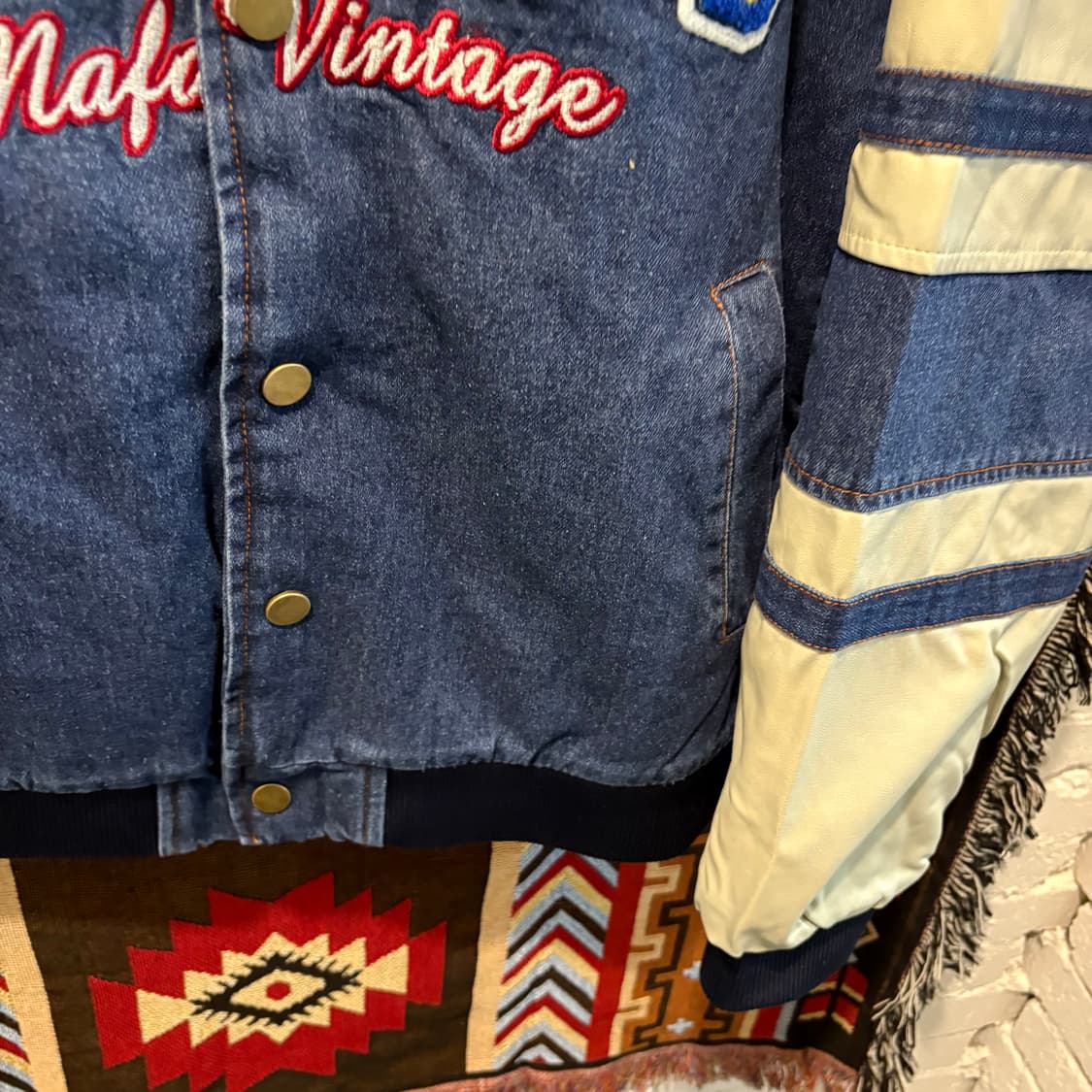 빈티지 포켓몬 데님 자켓 상품이미지5