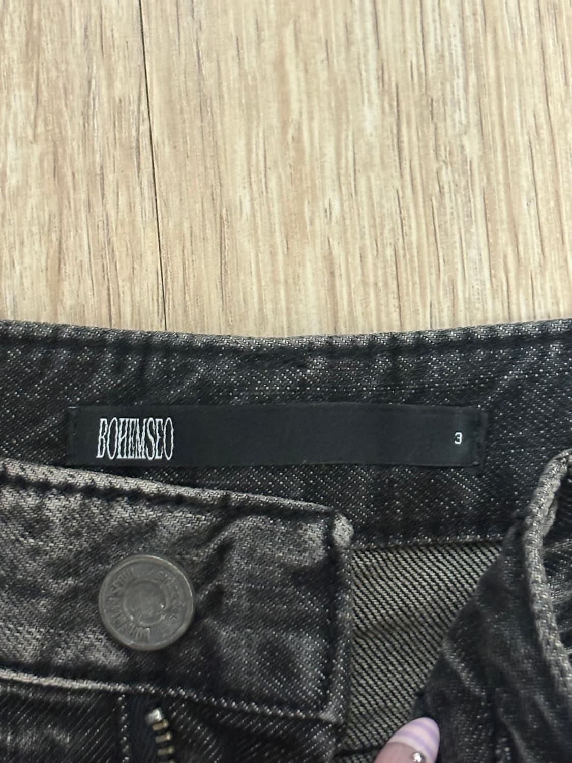 DESTROYED GRAY DENIM SHORTS 상품이미지6