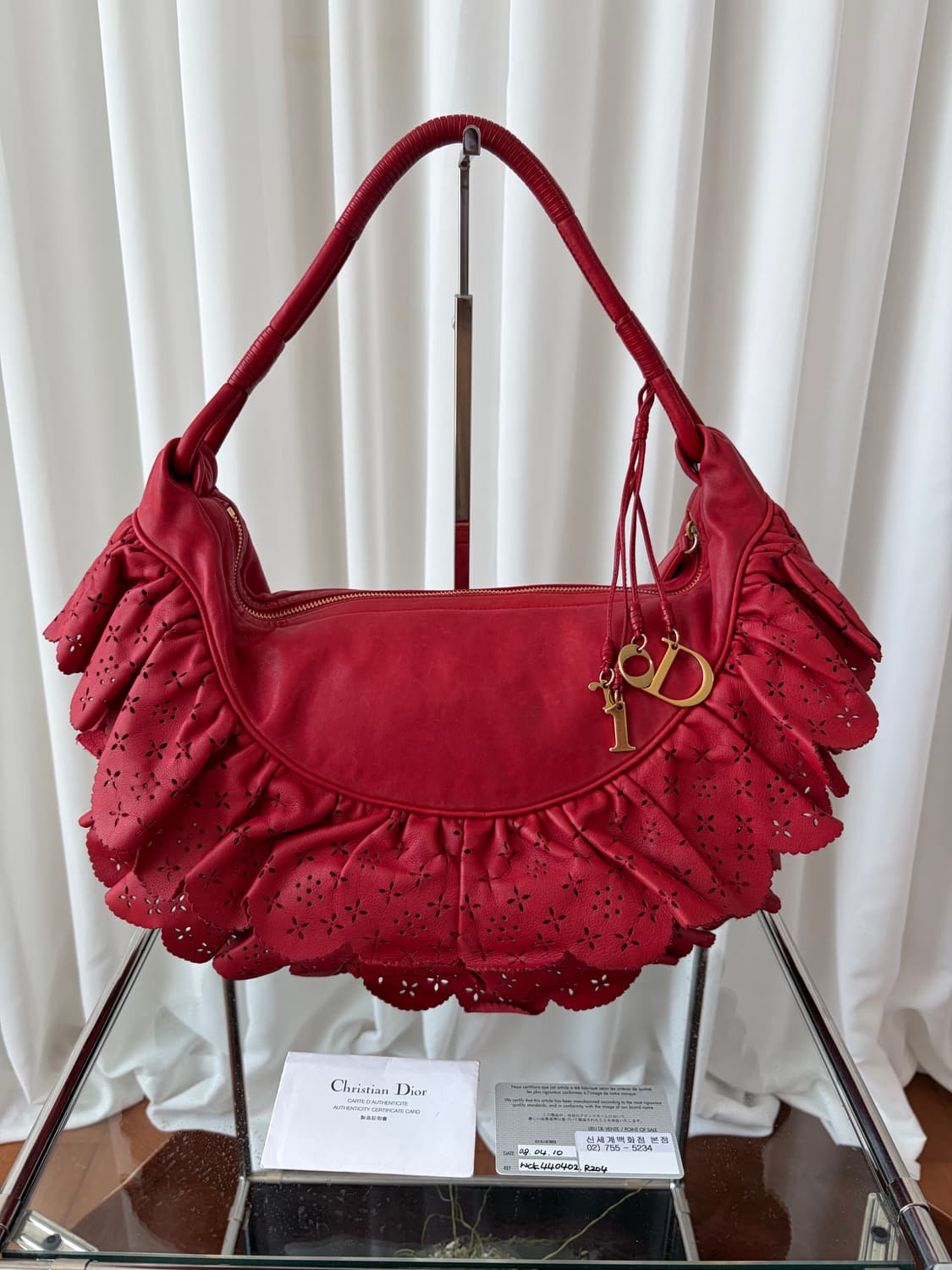 디올 집시 러플 숄더백 상품이미지3